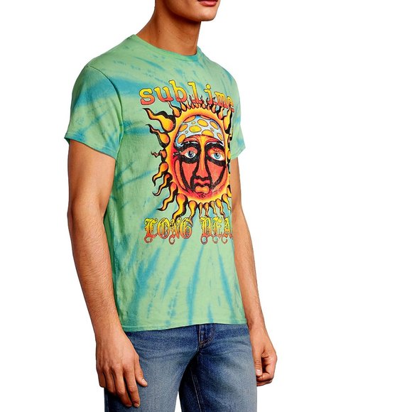 Sublime Long Beach Logo Tie Dye ska punk rock Official T-Shirt XL NWT - Picture 3 of 5
